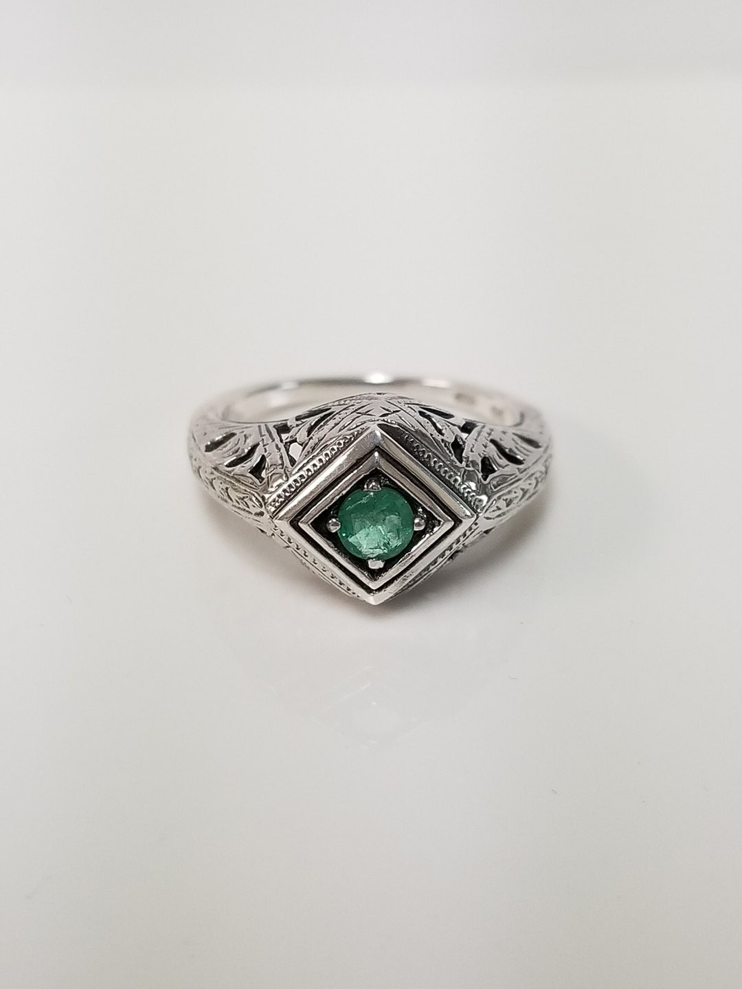 Size 5 6 7 8 9 10 Estate Silver Sterling 925 Genuine Natural