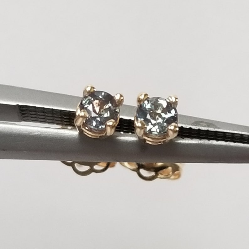 3mm 14k gold stud earrings