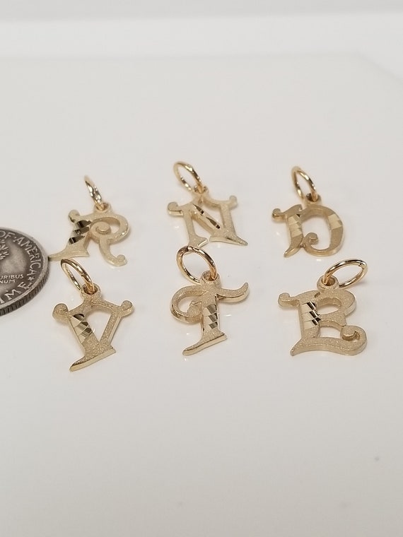 5/8 Estate 10k Yellow Gold Monogram A B 