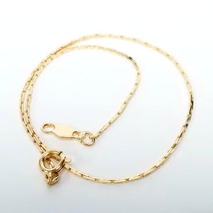 Bracelet à maillons fantaisie cobra en or jaune 14 carats, 0,71 gramme 7 po. GS1435-05