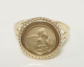 アクセサリー TOMWOOD Coin Ring Angel Gold Coin Ring - Tom Wood Project Official Online Store