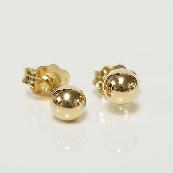 375 Gold Ohrstecker Kugel Von Tchibo Ansehen