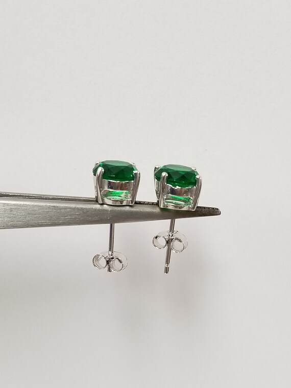 Choice 5mm 6mm 7mm 8mm 9mm Estate New Sterling Silver 925 Green