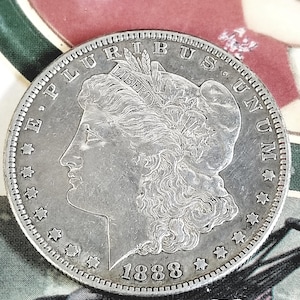 Rare 1888 S Morgan Silver Dollar USA Coin San Francisco Mint Mark Gem BU