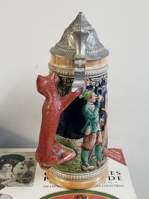 9" Gerz Original West Germany Stein Fox Hunters B… - image 3