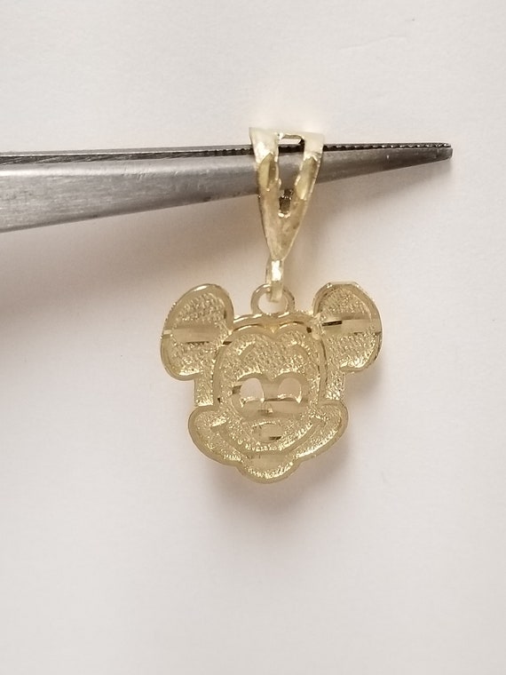 Sale 1 Estate 10k Yellow Gold Disney Mickey Mouse Pendant Charm