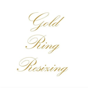 Taxa de dimensionamento Midi para anéis Midi GOLD de tamanho único para cima ou para baixo apenas