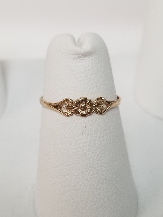 10K Size 2 3 4 5 6 Estate Vintage 10k Yellow Gold… - image 3