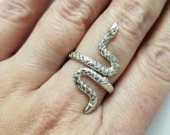 Anillo Plata Anillo Serpiente Amazon Anillo De Serpiente Con Ojos