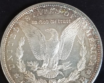 古い 1882 S モルガン シルバー ドル USA コイン