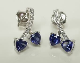 [TATIANA] 韓国☆925Silver☆Emblem heart one touch Earrings TATIANA☆[SILVER925] Emblem Heart One-touch Earring Designer