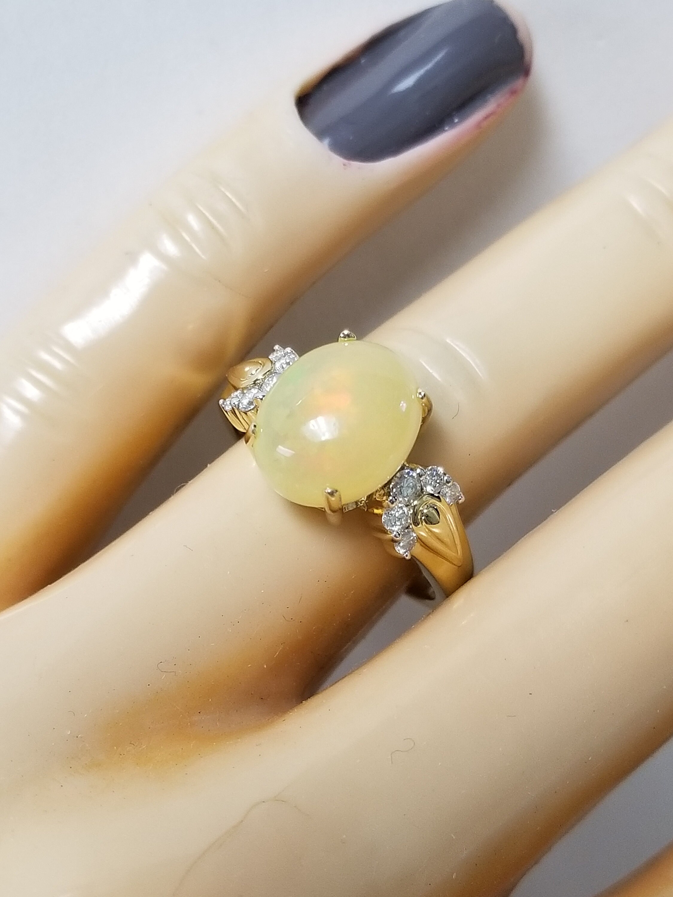 ゴールド パールリング オーロラ茶金 K18 南洋ゴールドパール リング（12.1ミリ D1.00ct・無