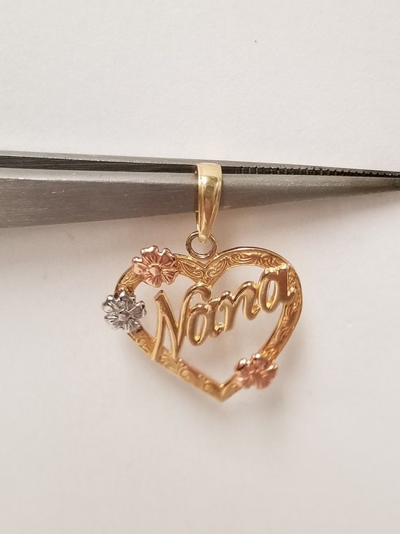 14k gold sale nana necklace