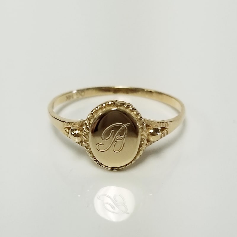 14k Gold Monogram - Etsy