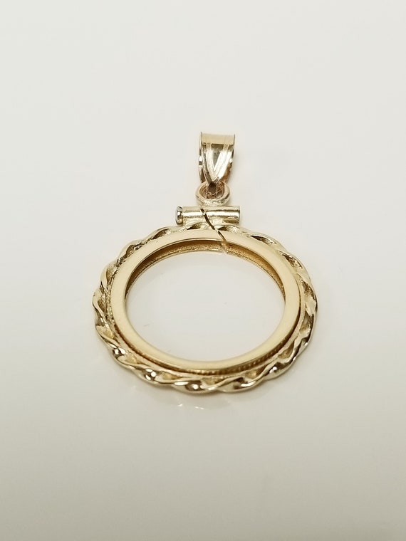 14 Karat Gelbgold Anhänger Mit Adler, Kugel & Anker – Handgefertigter Charm, Made In USA, Ohne Stein