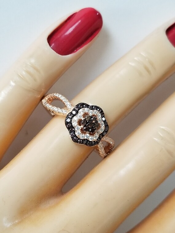 Ring Size 10 11 12 Estate Sterling Silver 925 Rose Gold Ring Size 10 11 12 Estate Sterling Silver 925 Rose Gold