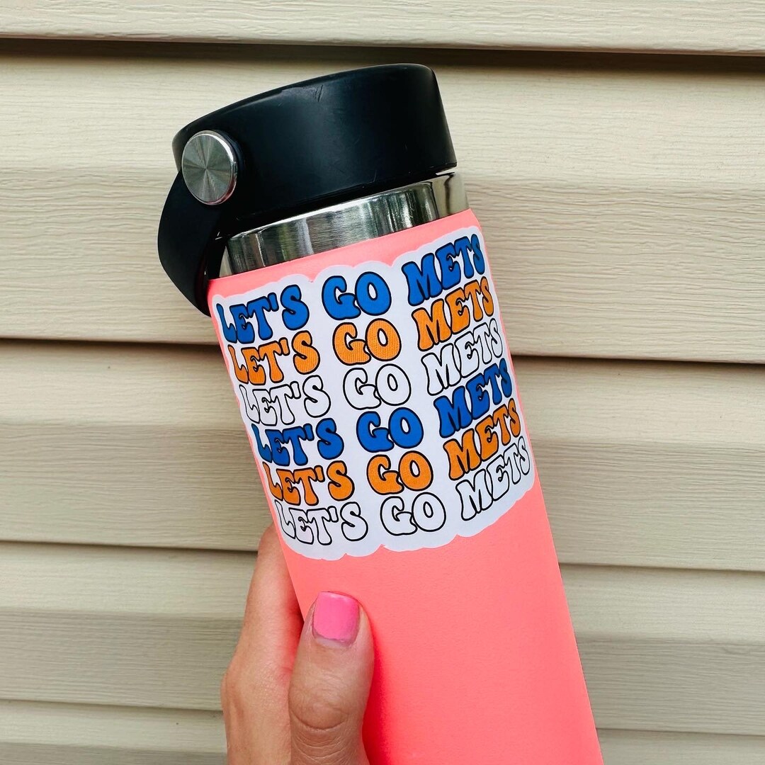 Let’s Go Mets Kiss Cut Sticker, Baseball Lover Sticker, Mets Sticker ...