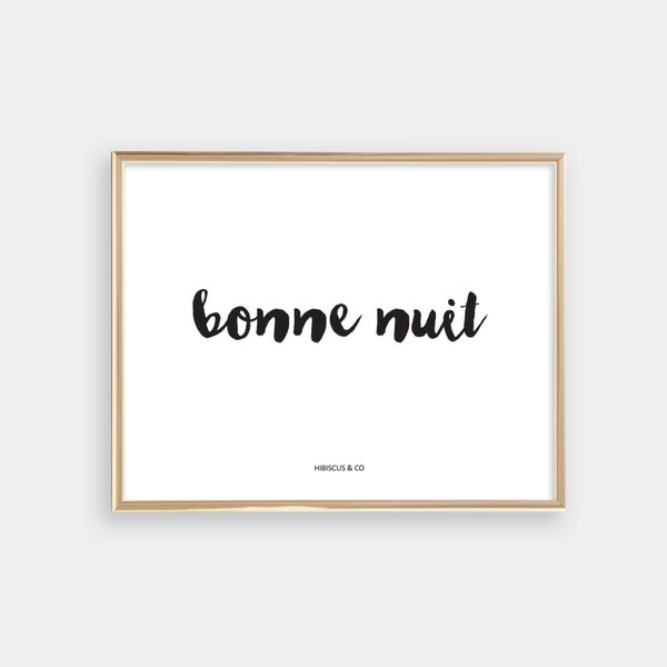 Bonne Nuit - Etsy