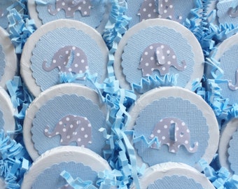 Elephant Chocolate Baby Shower Favors or Christening Favors