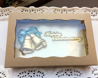 Anniversary Gift Chocolate Bar, Anniversary Gift, Wedding Anniversary Cake Topper Gift Chocolate