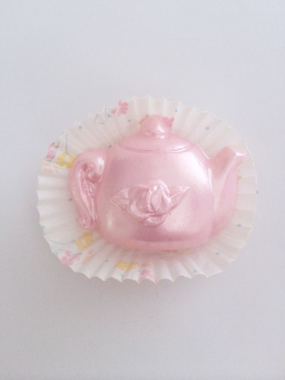 Tea Party Favor Teacup and Teapot Cupcake Toppers and Cake Etsy