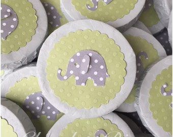 Elephant Chocolate Baby Shower Favors or Christening Favors