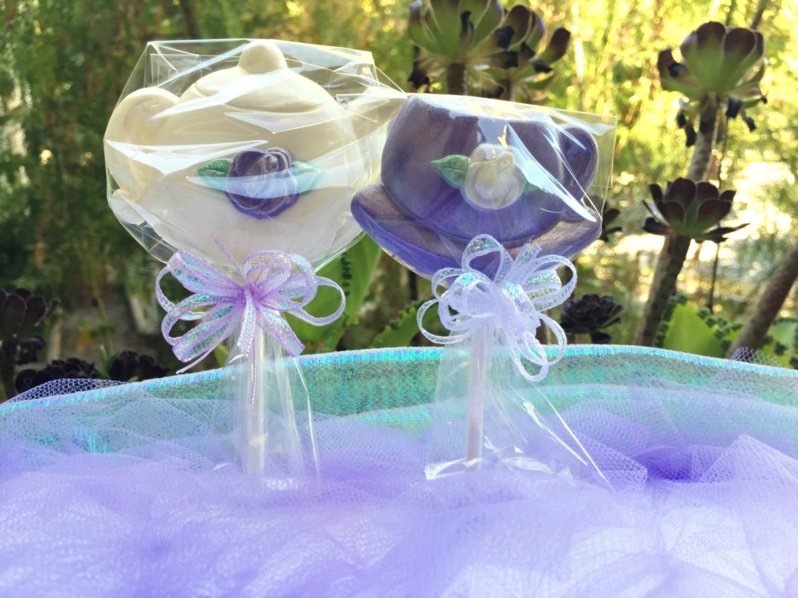 Custom Purple Party Favors Teacup and Teapot Chocolate Etsy