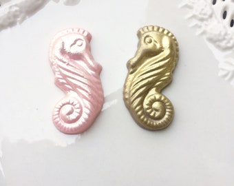 Seahorse Cupcake Toppers for Beach Wedding, Beach Bridal Shower, Mermaid Birthday Favor