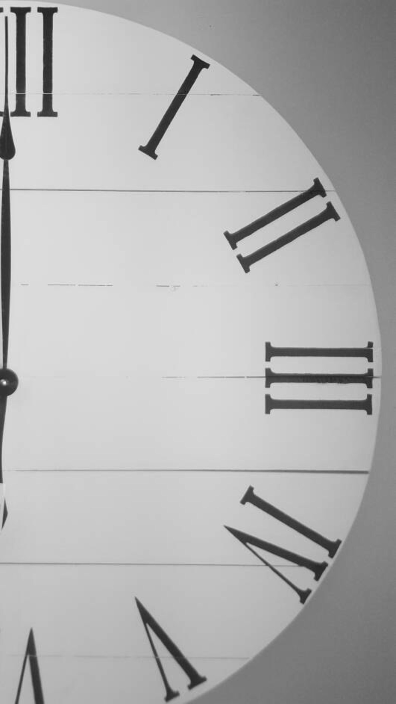 Antique White Wood Clock Wall Clock Rustic Clock Etsy