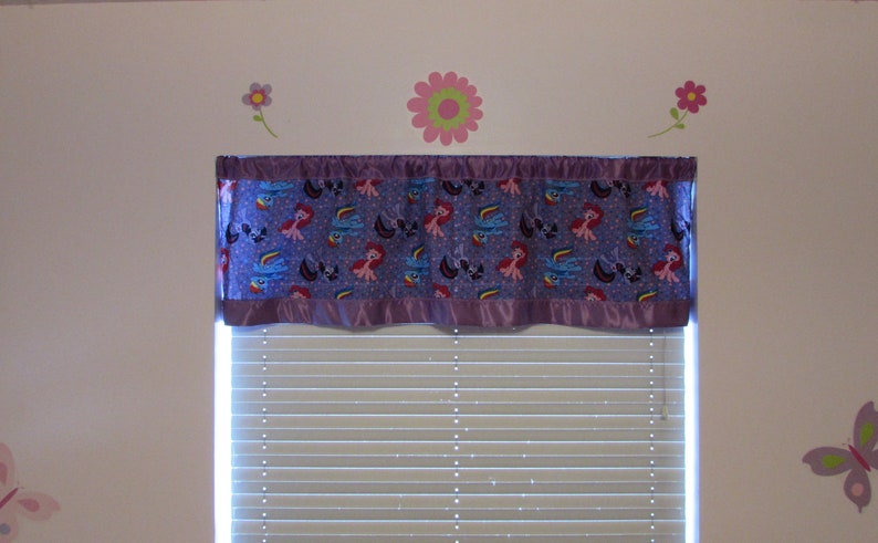 My Little Pony valance,girls room decor,MLP room decor,MLP curtain,girls valance,My Little Pony room,girls room,fun valance,pony valance