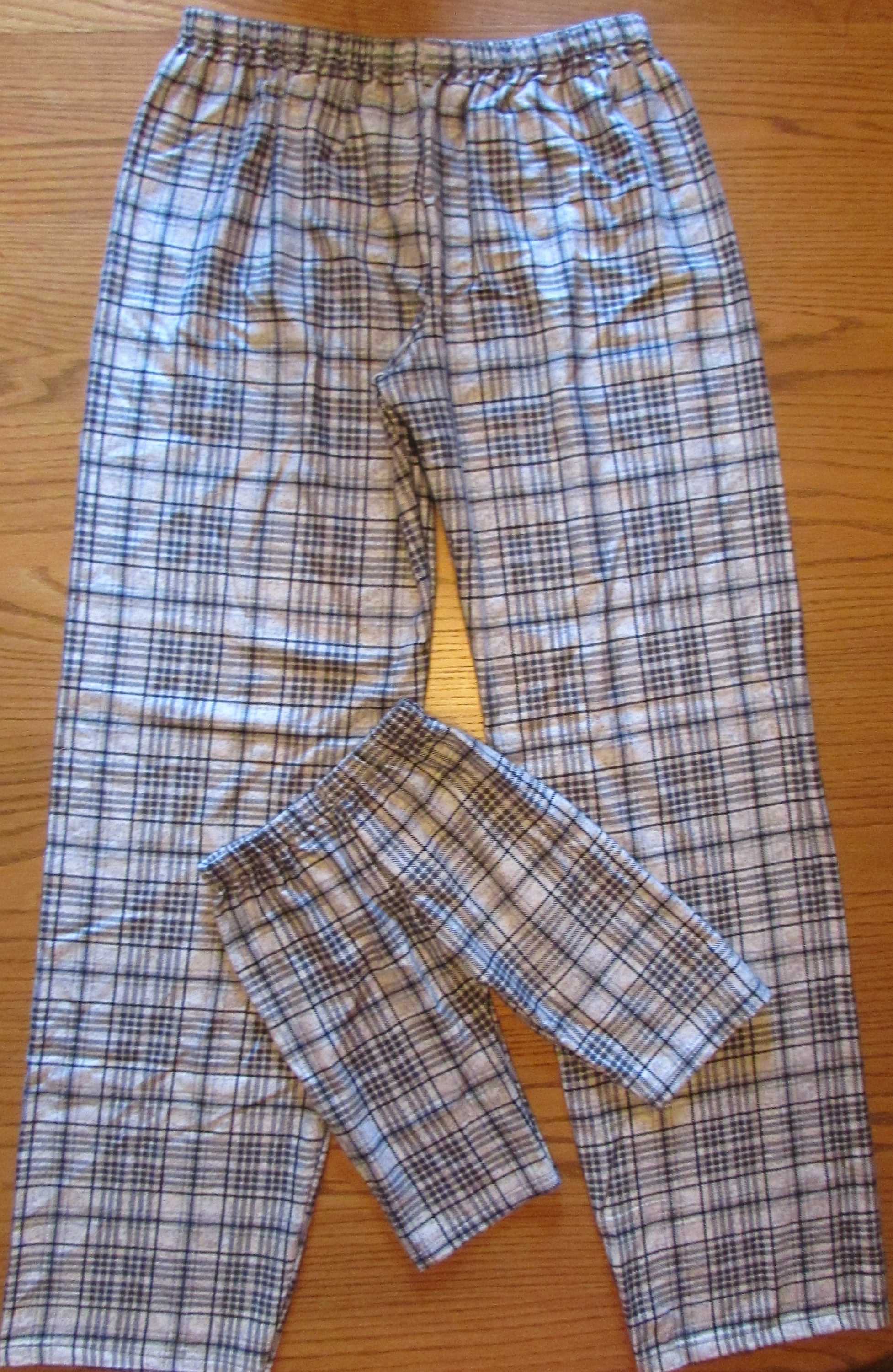 christmas plaid pajama pants