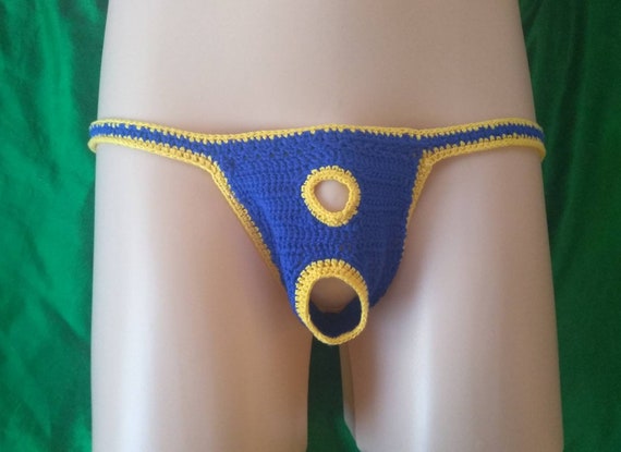 Hombres tanga dos agujeros cuerda encaje Red Sexy Sexy muchos | Etsy México