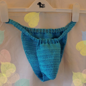 Men bikini, crochet swimsuit, sexy beach bottom