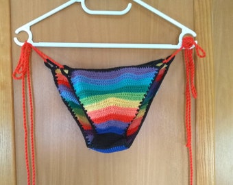 Men Bikini Crochet Swimsuit Sexy Beach Bottom Low Rise OLIVE - Etsy