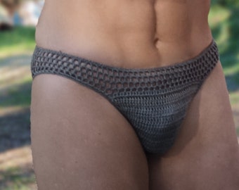 Speedo – slip de bain d'été respirant et confortable, crochet à la main en coton mélangé, motif net, livraison gratuite