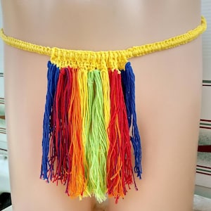 Fringe loincloth funny Man thong,Man custom bikini,Thong Bikini,G string,Man Panties,Men String Bikini,Men Thong,Underwear,G string
