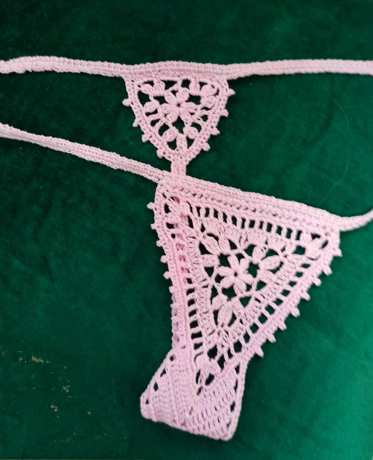 Sexy Crochet Thong Micro Elastic Waistband See Thru Etsy