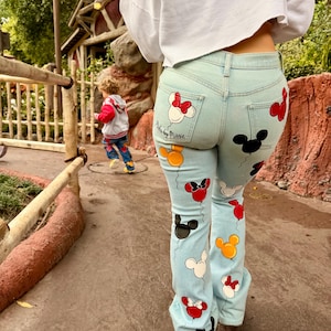 Mickey Mouse Adult Jeans - Etsy