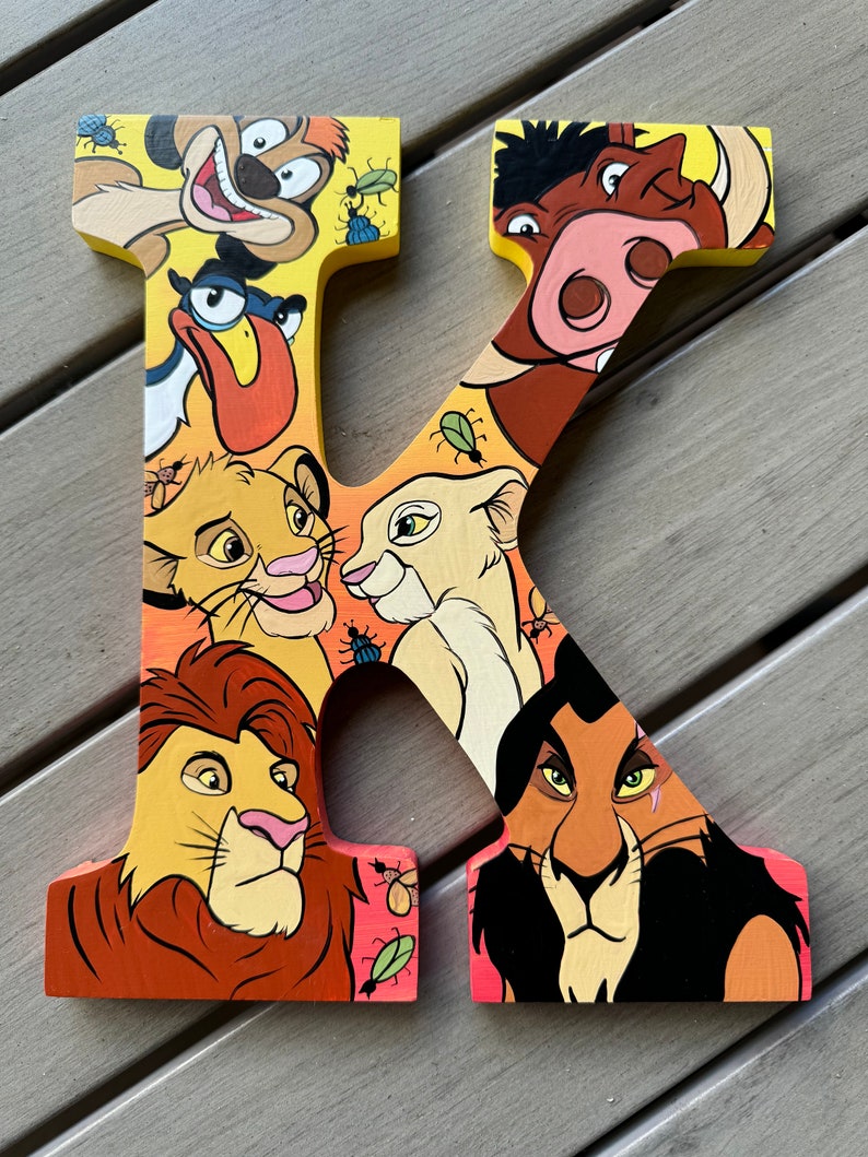 6-8 Character Letters - Etsy