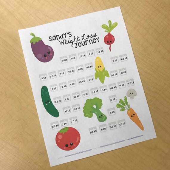 Vegetable Weight Chart