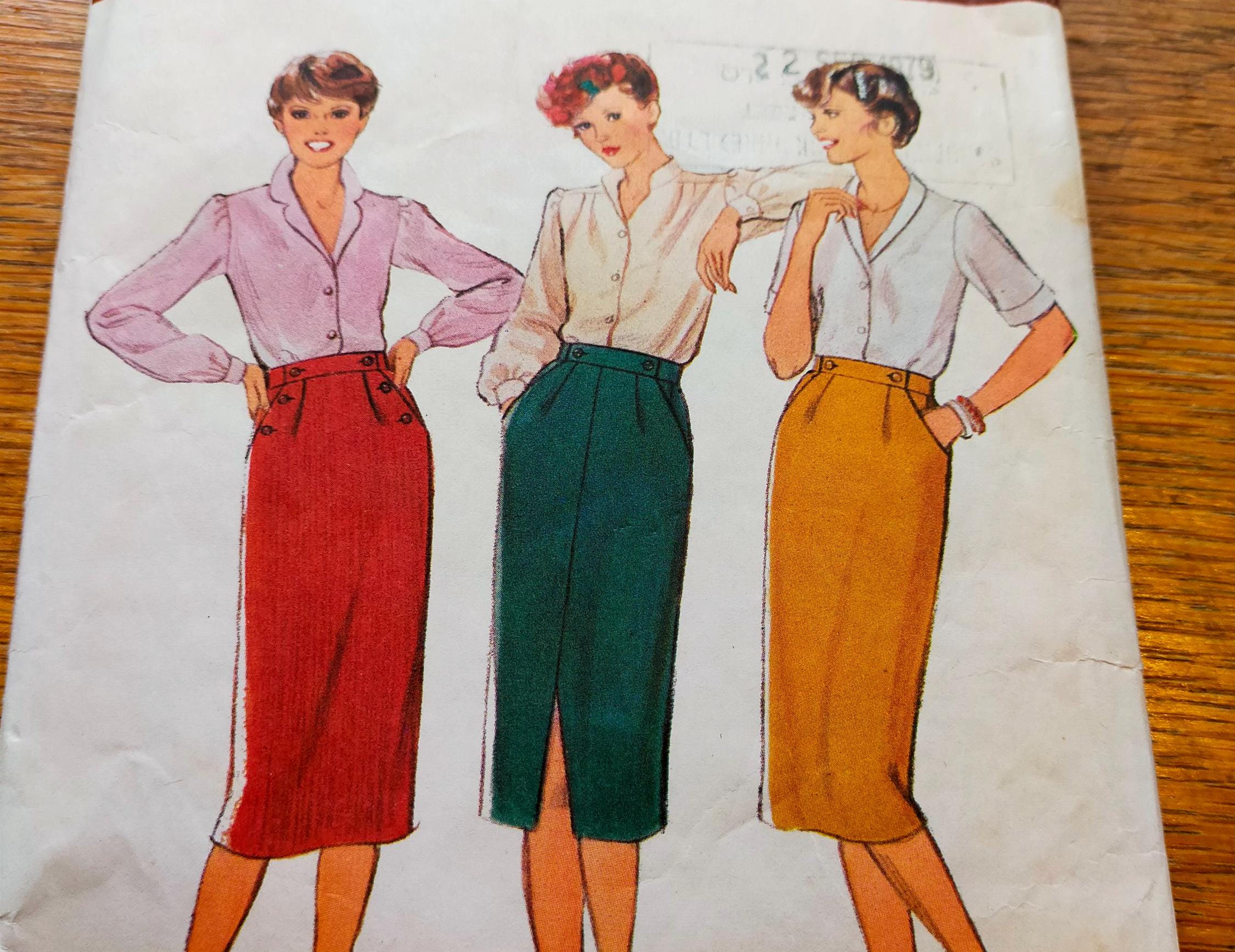 70s Split Skirt Etsy