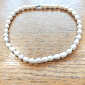 Cultured Blister Pearl Necklace: Magnetic Clasp, 17.5&quot; Long