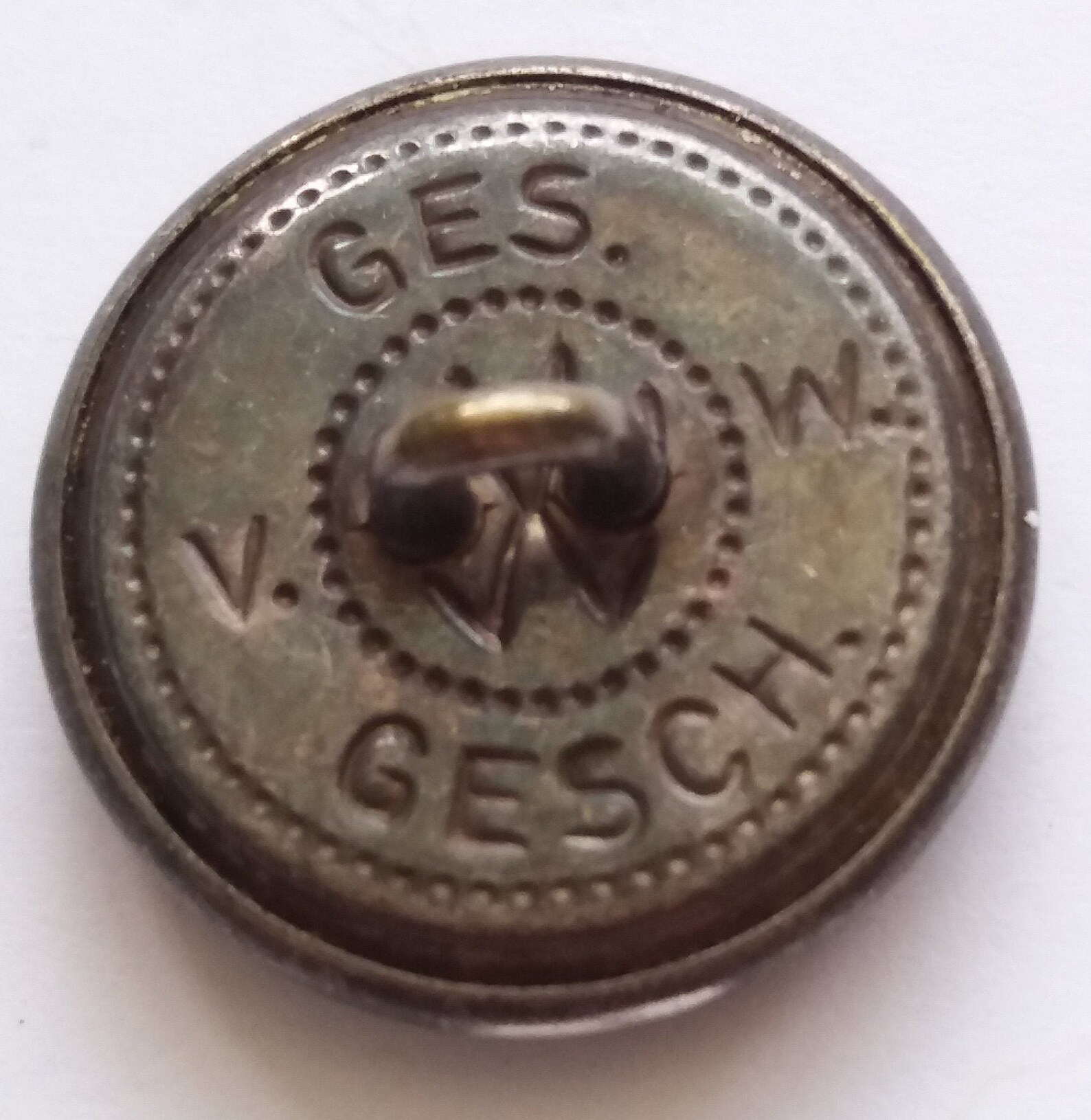 4 Antique buttons marked Ges Gesch Gesetzlich Geschutz VW Etsy