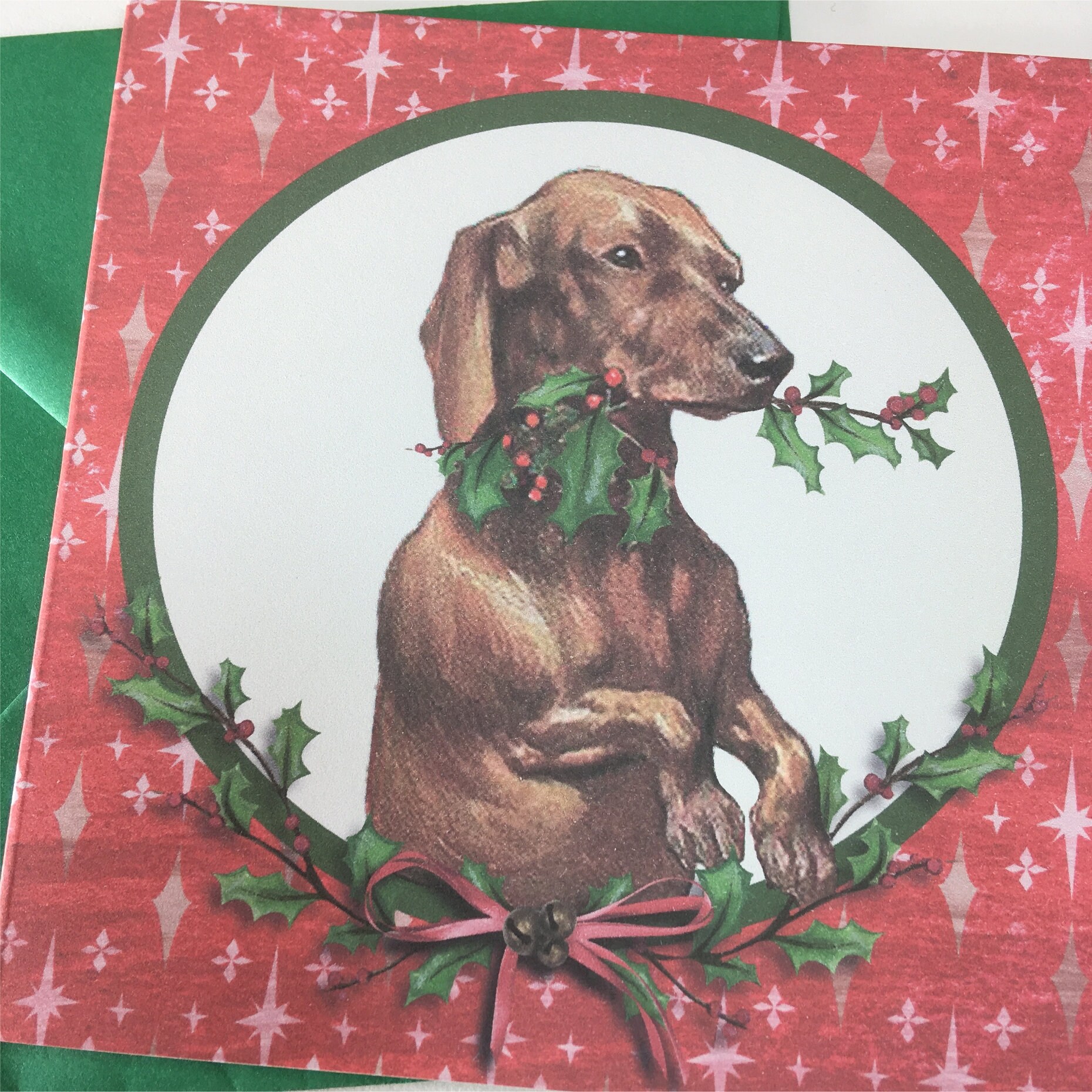 Dachshund Christmas Cards 