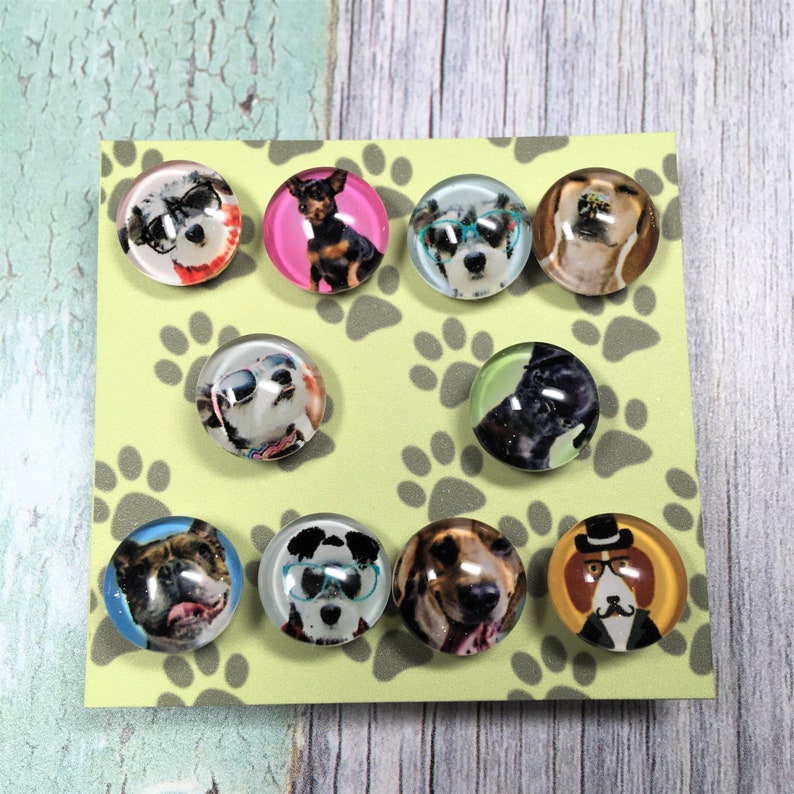 Decorative Dog Push Pins Cork Board Pins Dog Drawing Pins Etsy