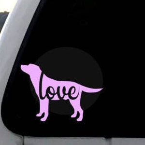 Labrador Owner Auto Decal, Lab Lover, Black Lab, Yellow Lab, Silver Lab, Labrador Car Decal, Hunting Dog, Lab Laptop Decal, Lab, Labrador