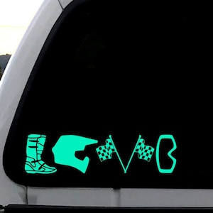 Motocross Decal, Motorcycle Love, Moto Mom, Moto Babe, Dirt Bike Love, Chicks Who Ride, Brap Vinyl Decal, Dirt Biking Auto Sticker, Offroad