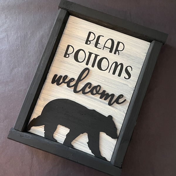 Bear Bathroom Decor Etsy