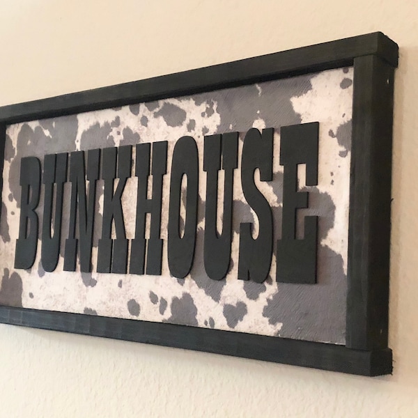 Wood Bunkhouse Signs Etsy UK