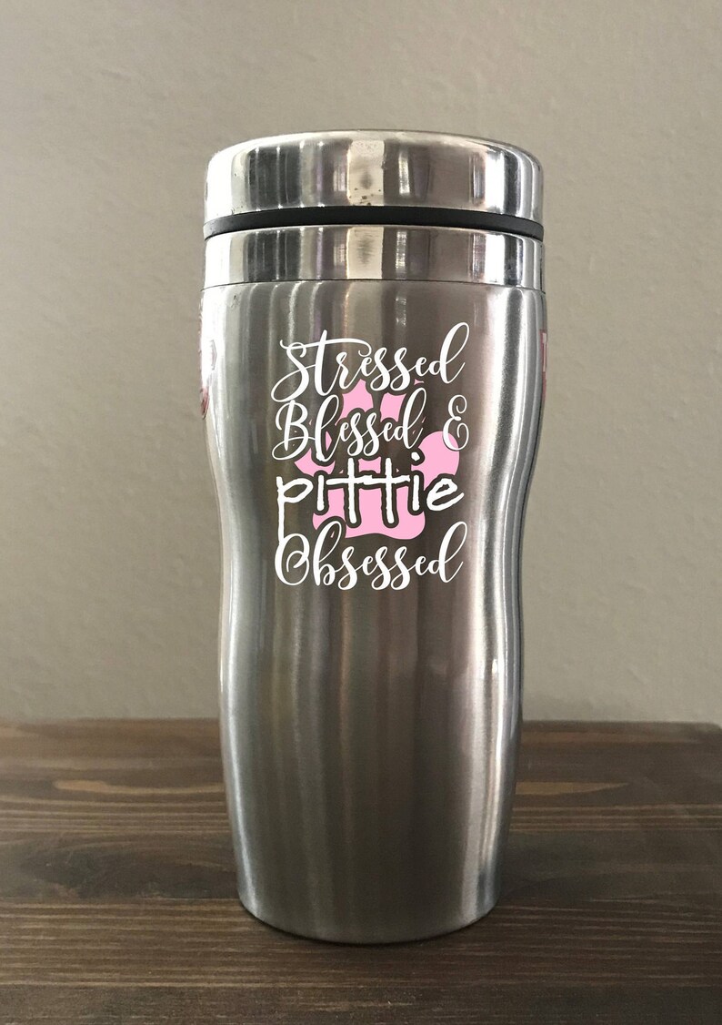 LOVE Paw Print Mug Decal Laptop Decal Tumbler Decal Dog Lover Window Decal